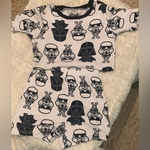 🔥2/$10🔥 Star Wars 2 pc pajama set size 8 kids